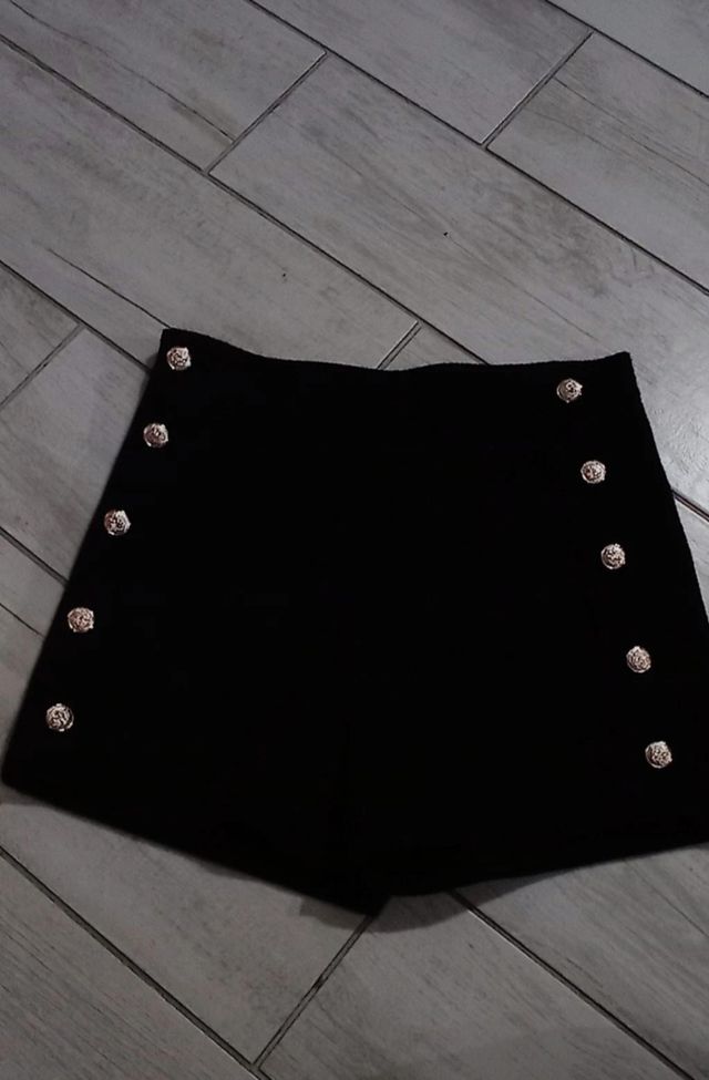 Completo giacca e shorts neri