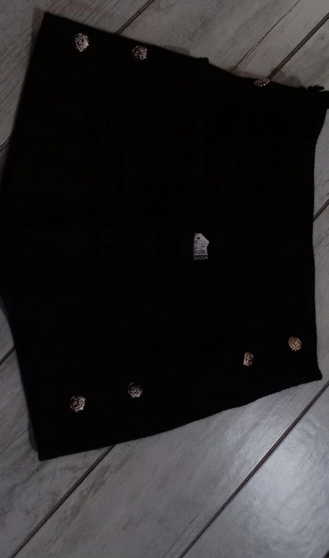 Completo giacca e shorts neri