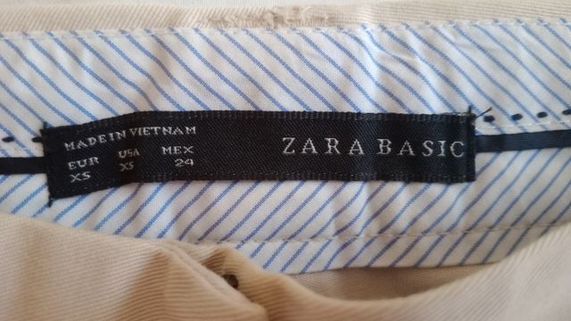 Shorts Zara Basic beige XS