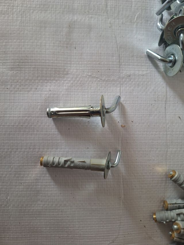 Tasselli a vite acciaio/nylon