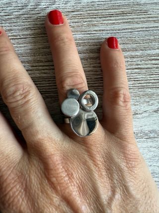 Joyas Viceroy plata - anillo y pendientes