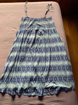 Vestido H&M premamá M - Azul/Morado