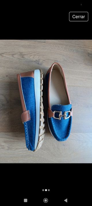 Mocasines azul marino-marrón Find