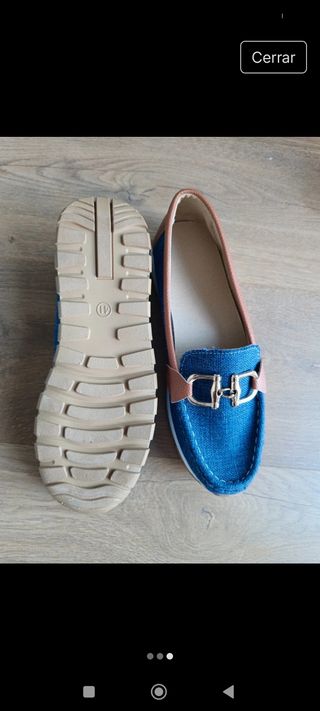 Mocasines azul marino-marrón Find