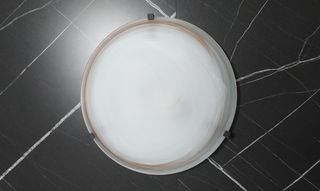 Plafoniera vetro bianco