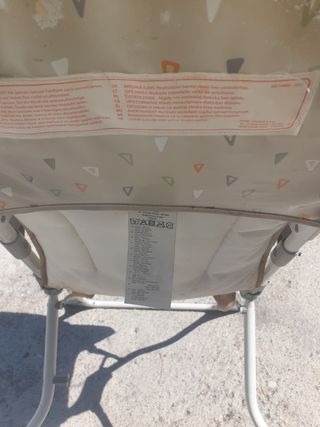 Trona bebé plegable