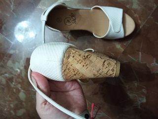 Sandalias blancas 