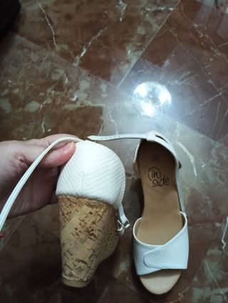 Sandalias blancas 