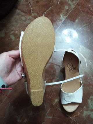 Sandalias blancas 