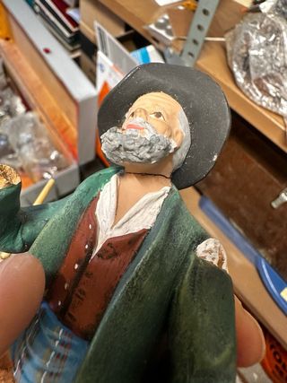 2 Pastores Belén figuras Salcillo