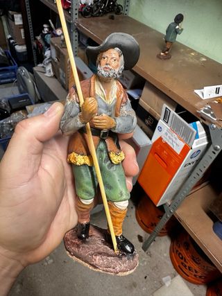 2 Pastores Belén figuras Salcillo