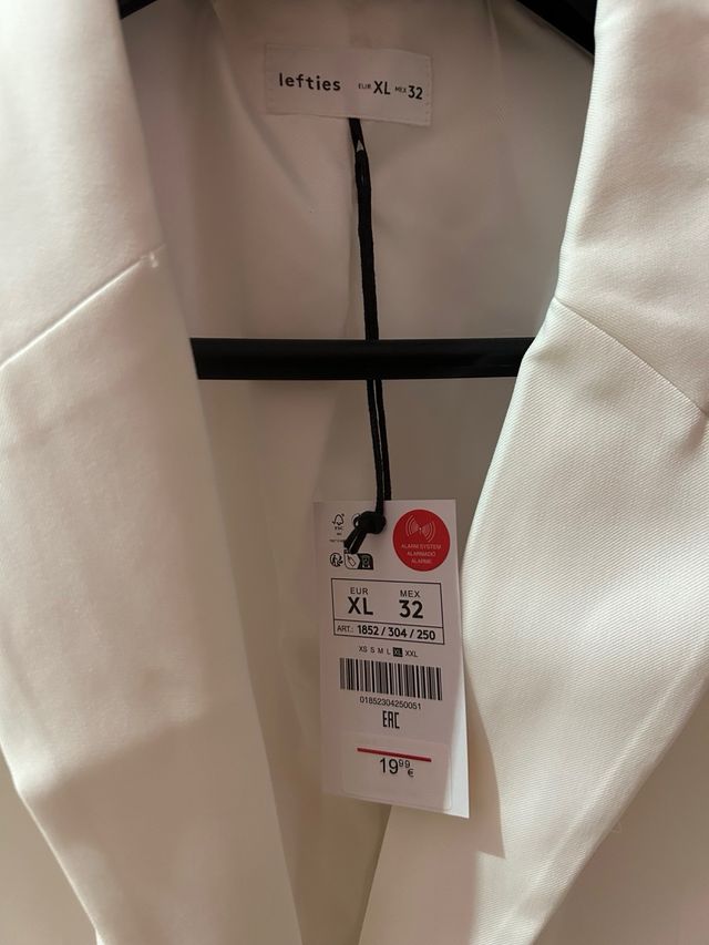 Americana blanca Lefties XL