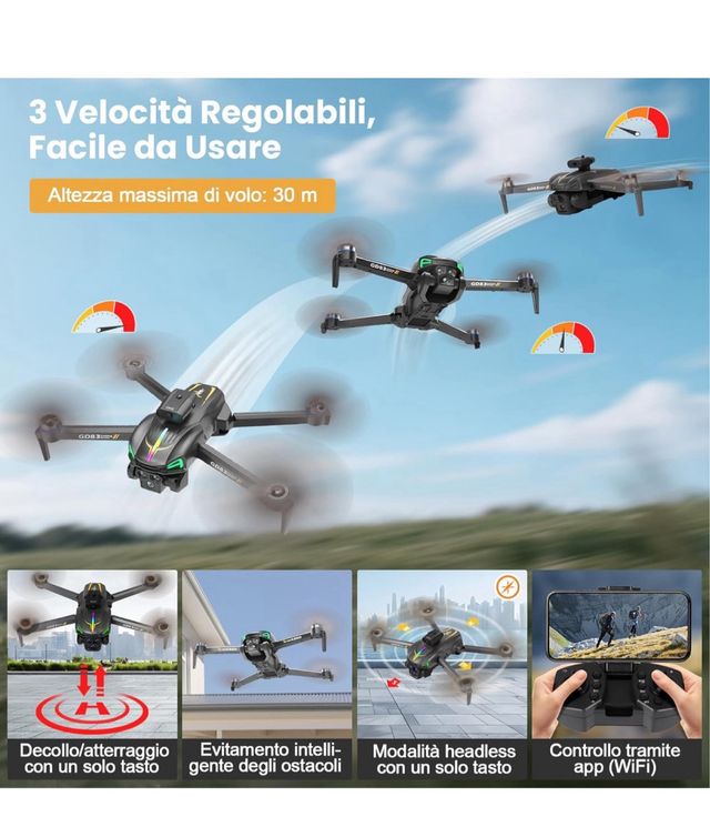 SG908 Mini Drone - Telecamera 1080p