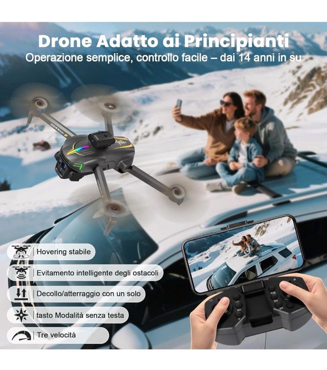 SG908 Mini Drone - Telecamera 1080p