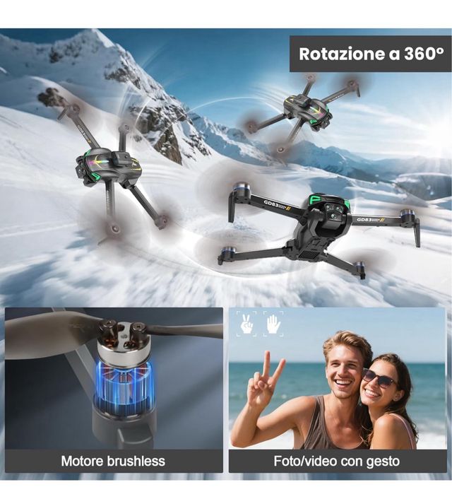 SG908 Mini Drone - Telecamera 1080p