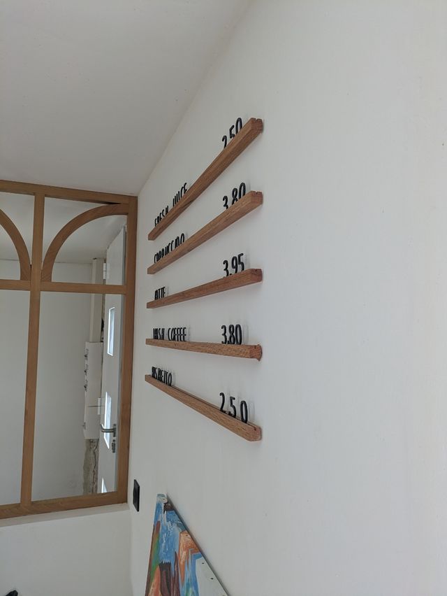 
Decoración cafetería con letras intercambiables