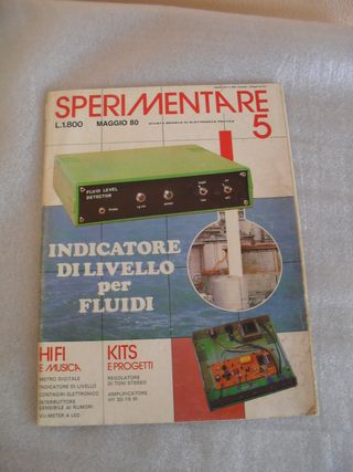 Sperimentare rivista elettronica anni '70