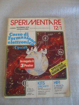 Sperimentare rivista elettronica anni '70