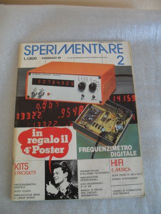 Sperimentare rivista elettronica anni '70