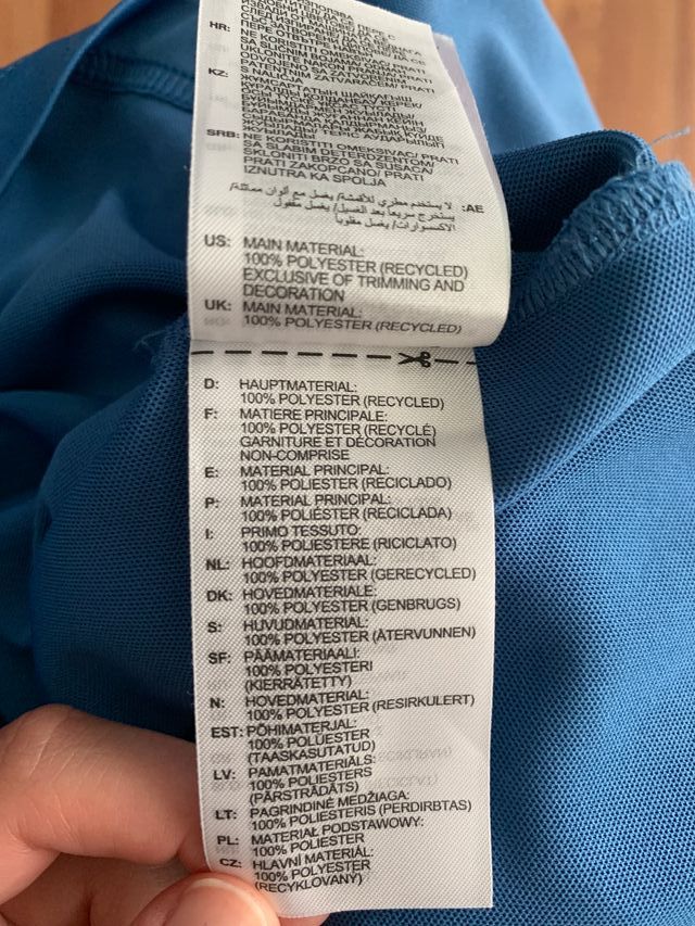 Polo Adidas azul claro - Hombre