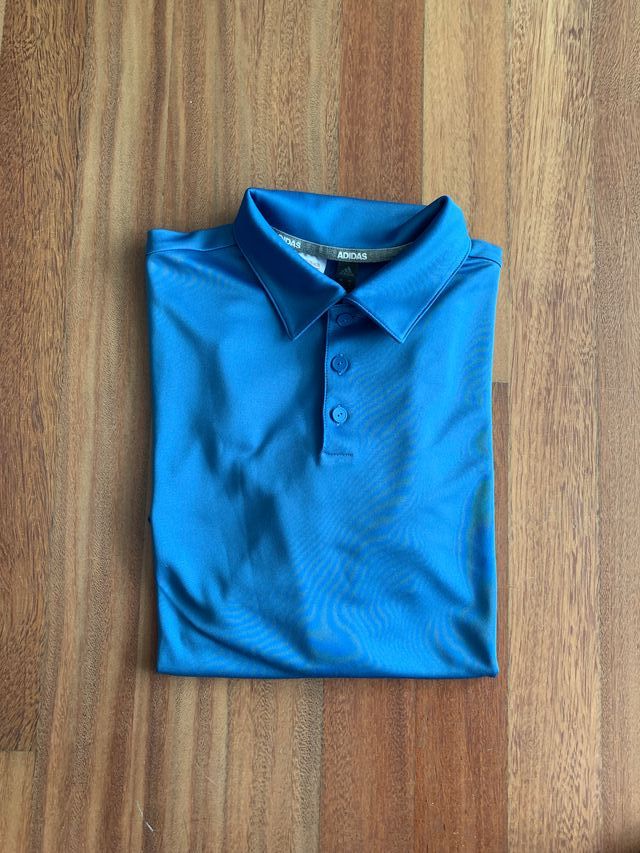 Polo Adidas azul claro - Hombre