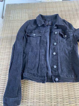 Chaqueta vaquera negra