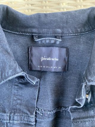 Chaqueta vaquera negra