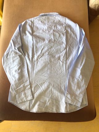 Camisa Springfield XL azul manga larga algodon