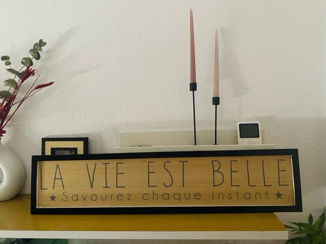 Cuadro decorativo madera - 90*20cm.