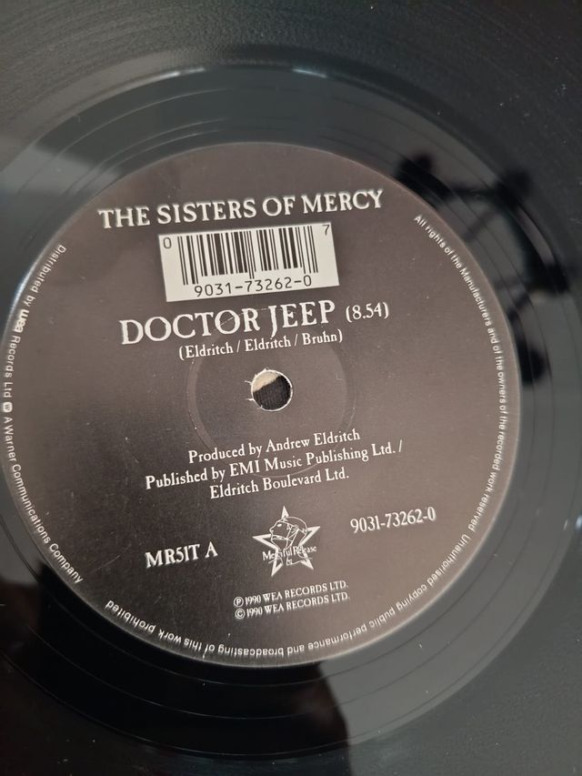 Vinilo Sisters of Mercy - Doctor Jeep 1990
