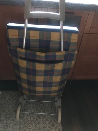 Carrito compra plegable - tejido