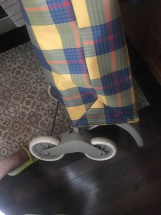 Carrito compra plegable - tejido
