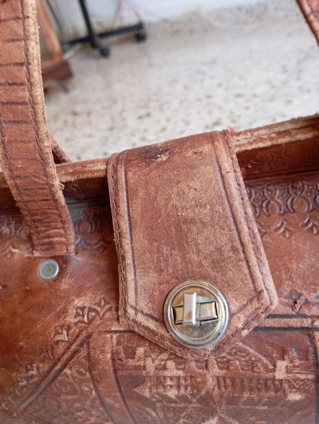 Bolso-maletin Piel Vintage