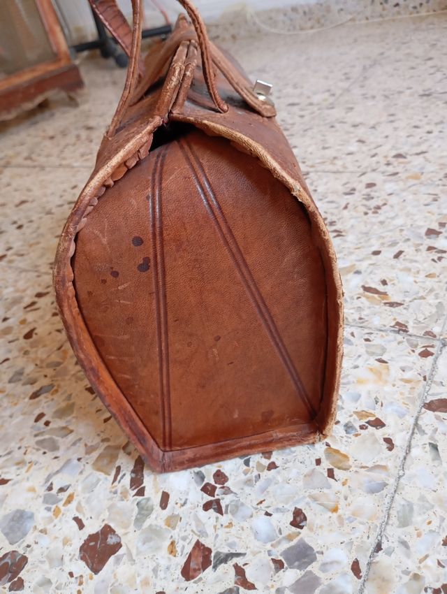 Bolso-maletin Piel Vintage