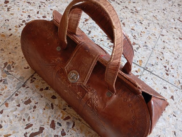Bolso-maletin Piel Vintage