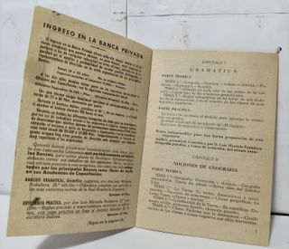 Programa mínimo ingreso Banca Privada