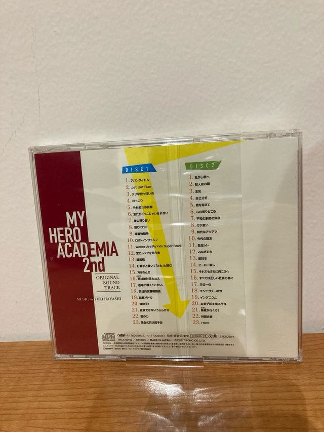 My Hero Academia 2nd OST CD