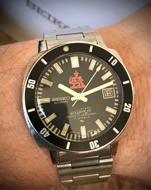 Reloj SEIKO 7015-8140 EJÉRCITO IRANÍ, Automático