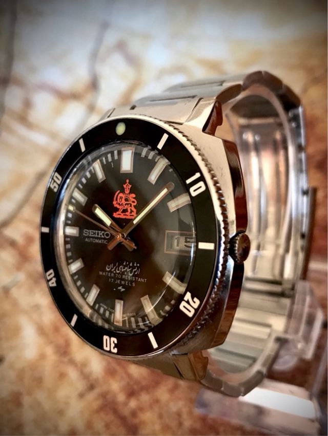 Reloj SEIKO 7015-8140 EJÉRCITO IRANÍ, Automático