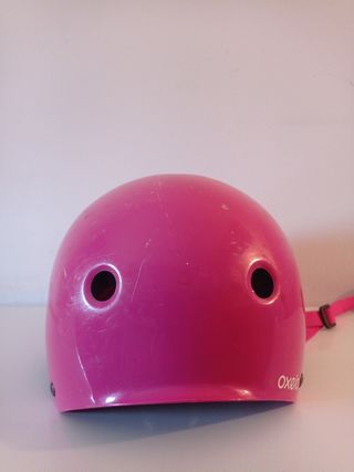 Casco bici niño Oxelo rosa 4-7 años