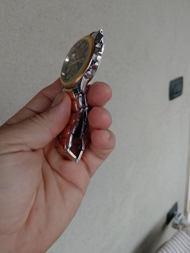 Orologio uomo quarzo oro/argento