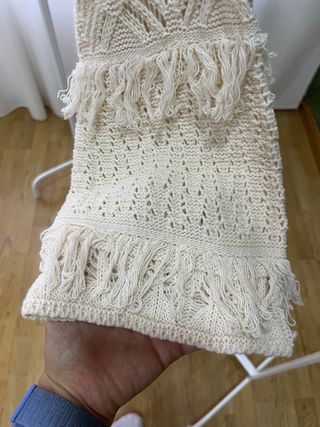 Chaqueta boho beige