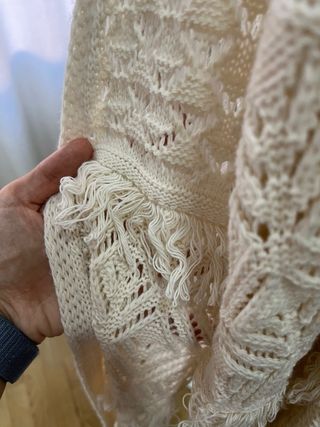 Chaqueta boho beige