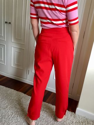 Pantalón rojo Zara Nuevo 38
