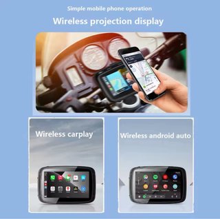 Pantalla táctil 5" para moto - Carplay / GPS