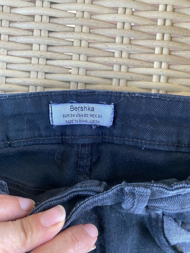 Pantalon vaquero negro