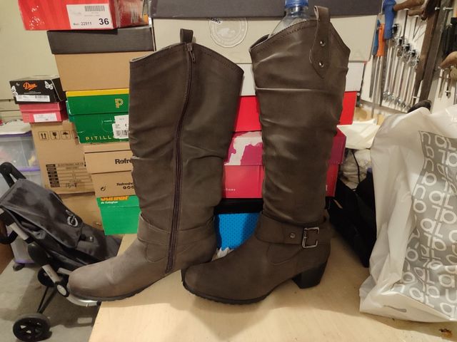 Botas Marrón Mujer - Talla 36