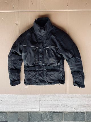 Giacca moto nera tg.M