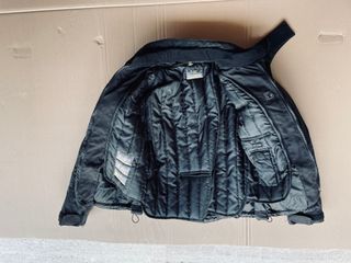 Giacca moto nera tg.M