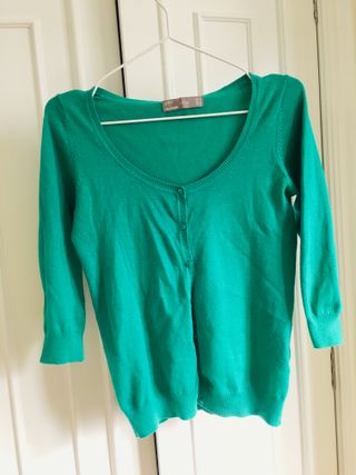 Chaqueta básica verde S